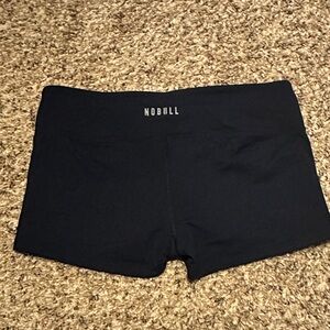 Nobull low rise 2” navy heather shorts. Size medium
